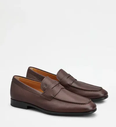 Tod's Flat Shoes In Castagna