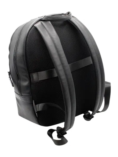 Armani Exchange Backpack With External Pocket With Small Hook In Black