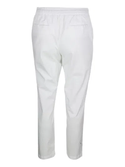 Eleventy Trousers In White
