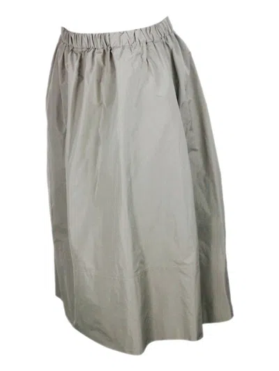 Shop Fabiana Filippi Skirts In Elephant
