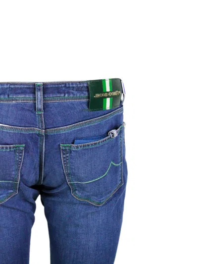 Jacob Cohen Pants In Navy