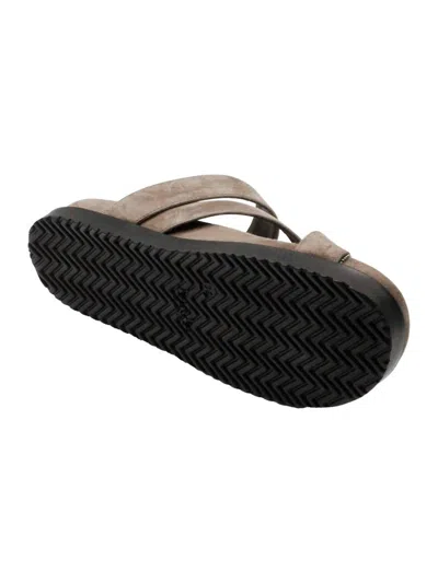 Barba Napoli Barba Sandals In Fango
