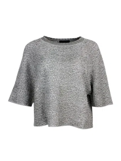 Shop Fabiana Filippi Sweaters In Grigio - Argento