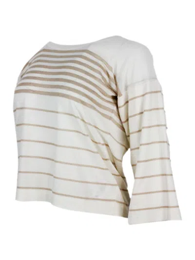 Malo Sweaters In Beige