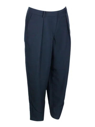 Armani Exchange Pants In Blue