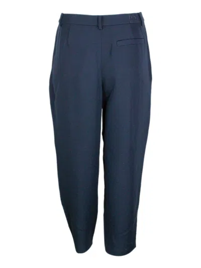 Armani Exchange Pants In Blue