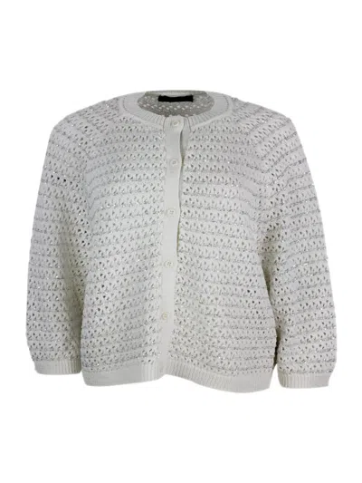 Shop Fabiana Filippi Sweaters In White