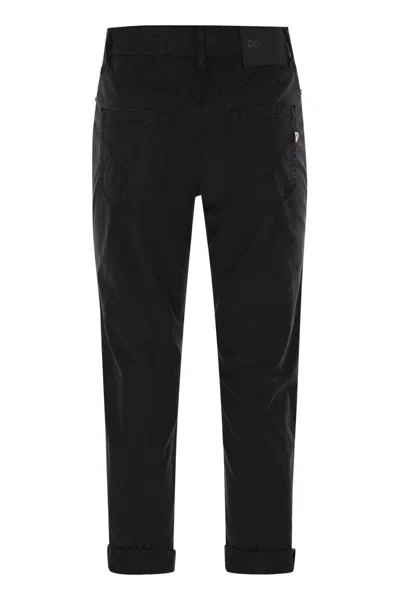 Dondup Koons - Loose-fitting Jeans In Lyocell And Stretch Cotton In Blue
