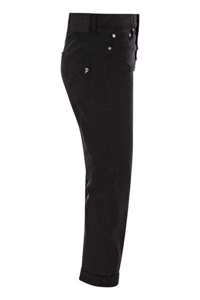 Dondup Koons - Loose-fitting Jeans In Lyocell And Stretch Cotton In Blue