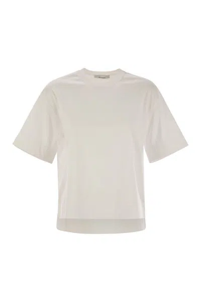 Max Mara Estella Cotton T-shirt In White