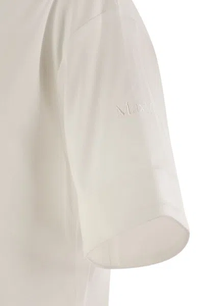 Max Mara Estella Cotton T-shirt In White
