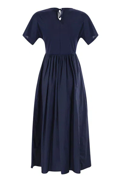 Weekend Max Mara Women's Bronzo Jersey Dress Navy | Size Medium | 2515621082600008 In Blue