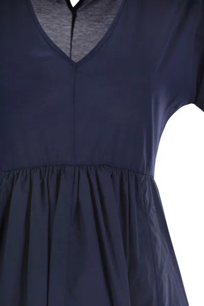 Weekend Max Mara Women's Bronzo Jersey Dress Navy | Size Medium | 2515621082600008 In Blue