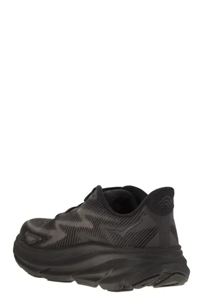 Hoka Black Lace-up Sneakers In Black