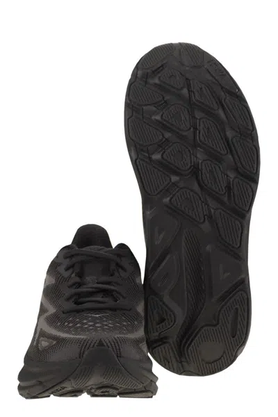 Hoka Black Lace-up Sneakers In Black