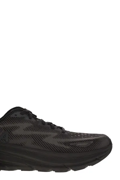 Hoka Black Lace-up Sneakers In Black