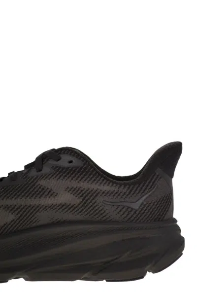 Hoka Black Lace-up Sneakers In Black
