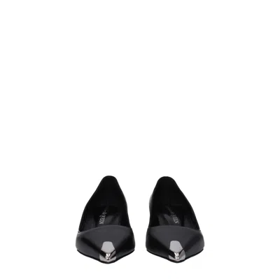 Alexander Mcqueen Décolleté Donna Pelle Nero