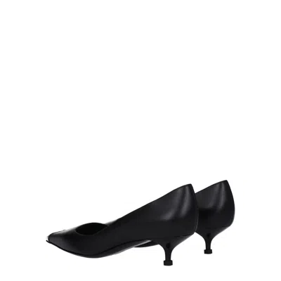 Alexander Mcqueen Décolleté Donna Pelle Nero