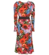 DOLCE & GABBANA Printed silk dress