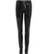 ANTHONY VACCARELLO Faux patent leather trousers