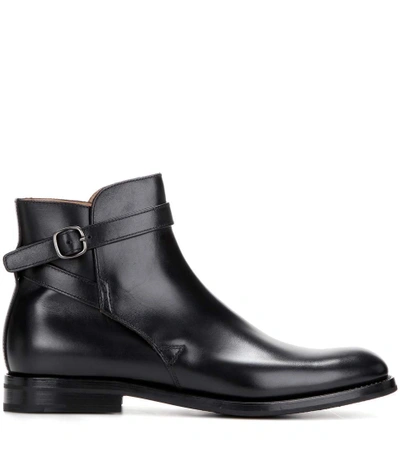 Shop Church's Leather Ankle Boots In Llack