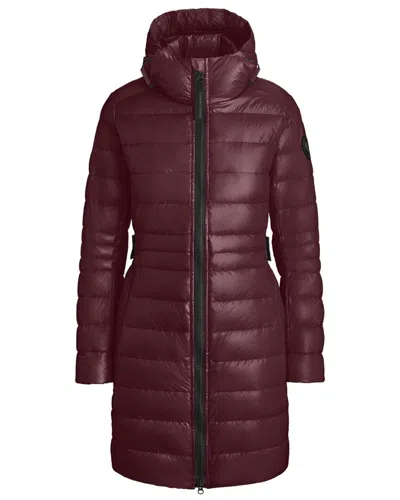 Canada Goose Cypress Black Label Down Jacket In Red