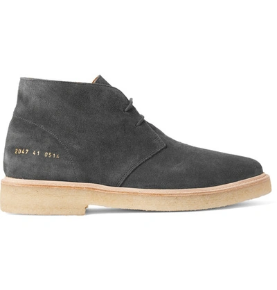 Common Projects Washed-suede Desert Boots