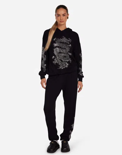 Lauren Moshi Harmony Vintage Stud Dragon In Black