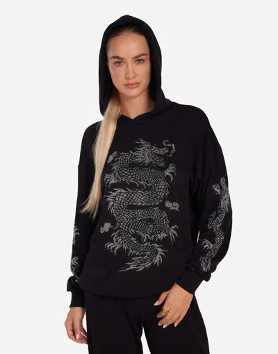 Lauren Moshi Harmony Vintage Stud Dragon In Black