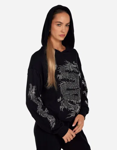 Lauren Moshi Harmony Vintage Stud Dragon In Black