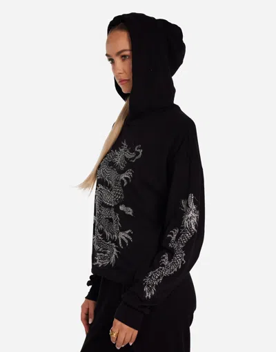 Lauren Moshi Harmony Vintage Stud Dragon In Black
