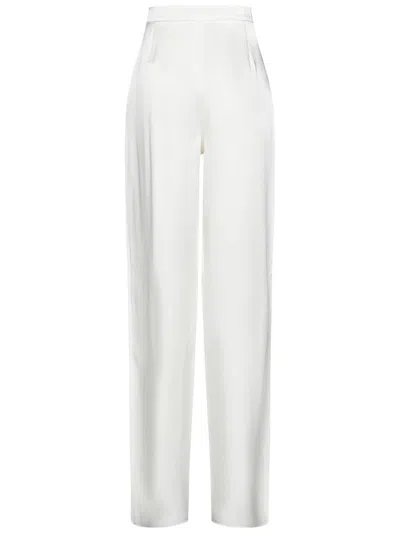 Max Mara Flowing Trousers In White