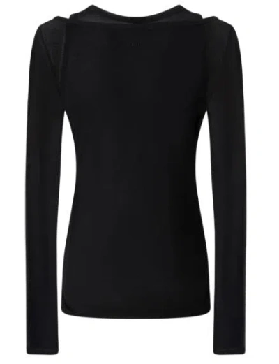 Pinko Light Gauze Long-sleeved Sweater In Multicolor