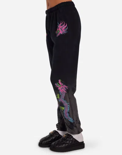 Lauren Moshi Tanzy Vintage Pink Dragon In Black