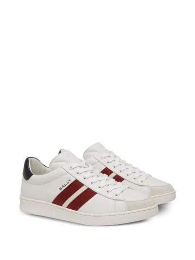 Bally Round-head Casual Shoes In White