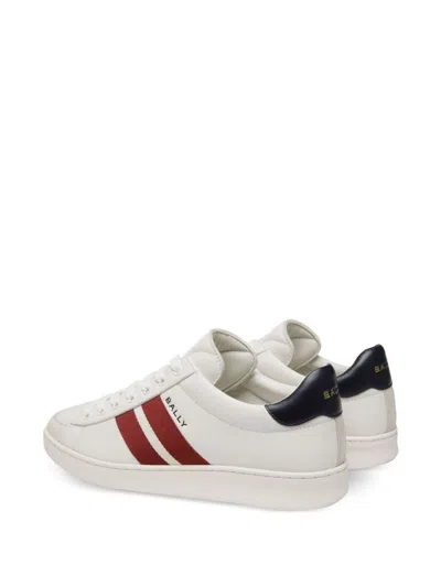 Bally Round-head Casual Shoes In White