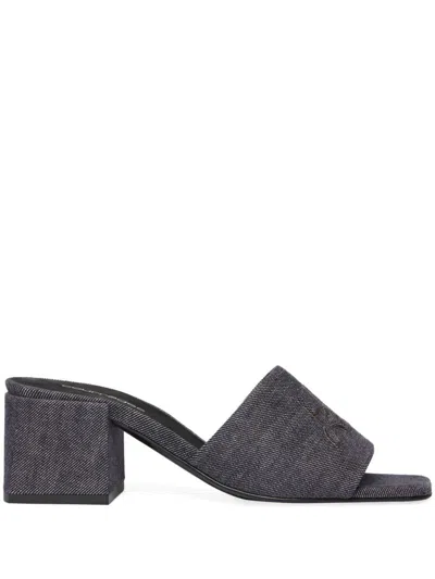 Shop Courrèges Sandals In Grey