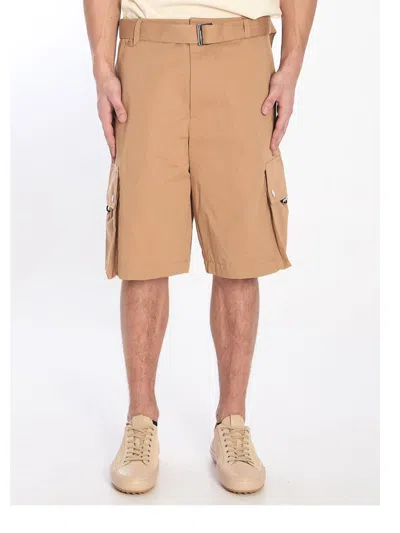 Jacquemus Le Cargo Bermuda Shorts In Brown