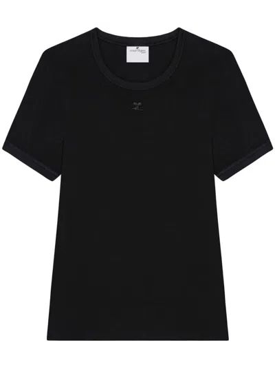 Courrèges Courreges T-shirts And Polos In Black