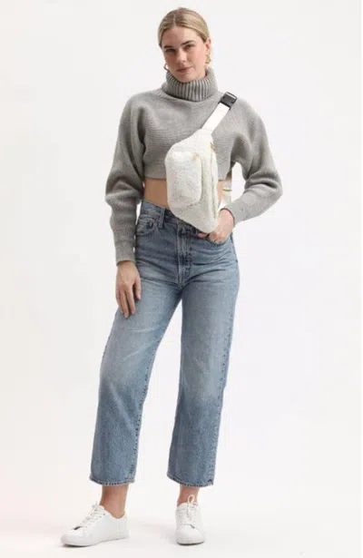 Moda Luxe Orson Belt Bag In Ivory
