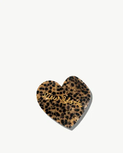 Solar Eclipse Hand-painted New York Heart Hair Claw Clip