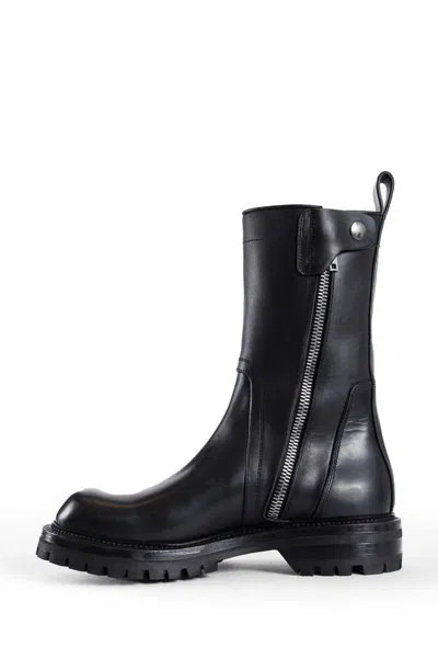 Rick Owens Hollywood Army Creeper Boot Black In Black