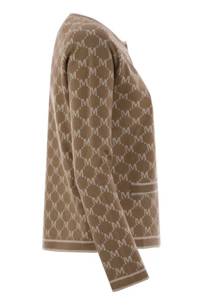 Shop 's Max Mara Tivoli - Wool And Cashmere Cardigan In Brown