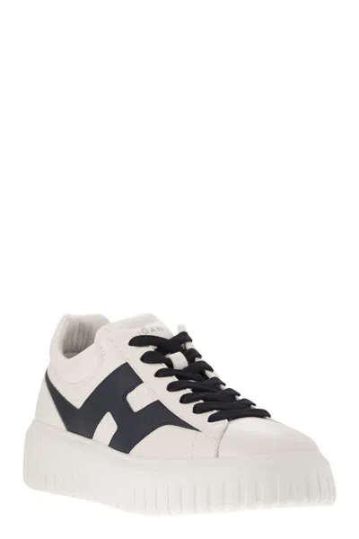 Hogan H-stripes - Leather Trainers With Side H In Multicolor