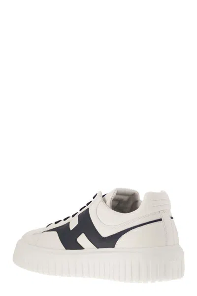 Hogan H-stripes - Leather Trainers With Side H In Multicolor