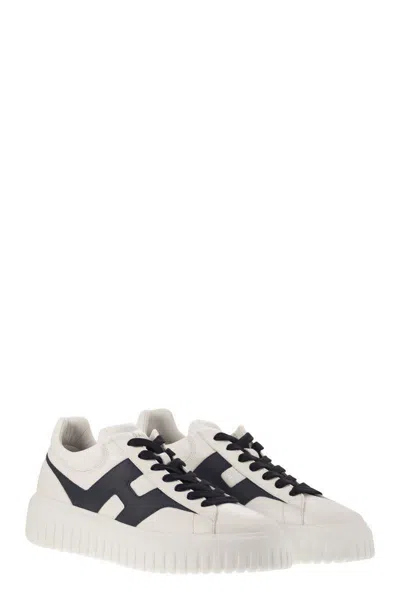 Hogan H-stripes - Leather Trainers With Side H In Multicolor