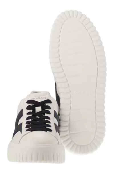 Hogan H-stripes - Leather Trainers With Side H In Multicolor