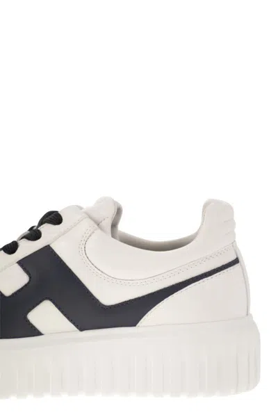 Hogan H-stripes - Leather Trainers With Side H In Multicolor