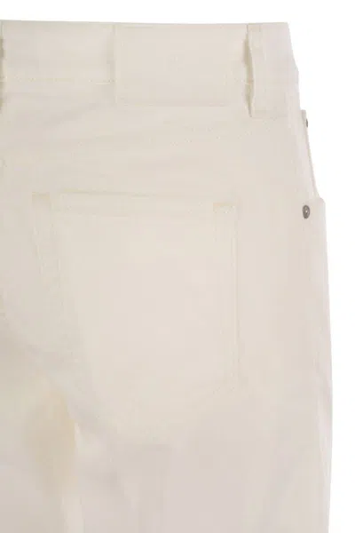 Pt Torino Low-rise Skinny-cut Jeans In White